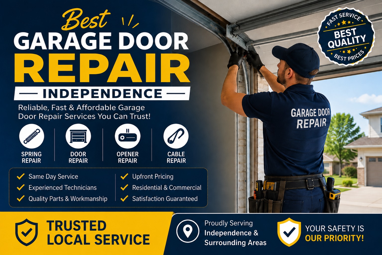 Best garage door repair Independence