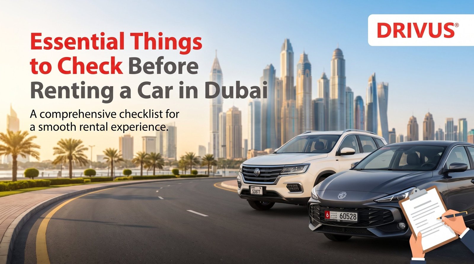 Essential Things to Check Before Renting a Car in Dubai